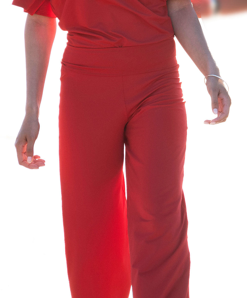 Pantalon La Chiquissima rouge Antigel Bain ESB0014-MR