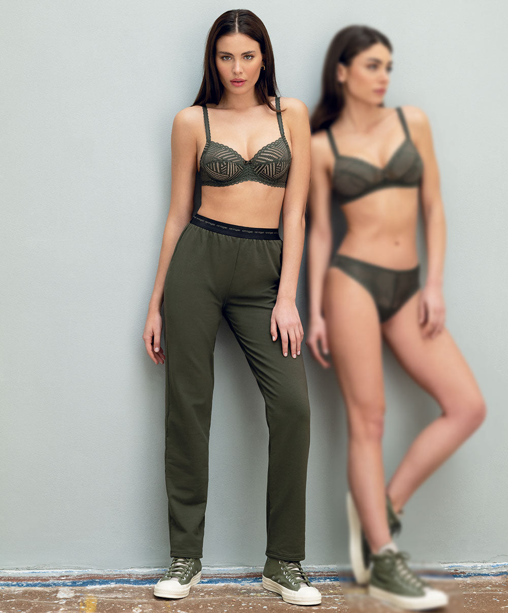 Pantalon Antigel de Lise Charmel Tressage Graphic éclat aventure kaki ELC0037-EA