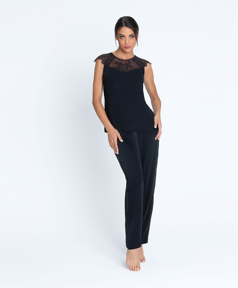 Pantalon Lise Charmel Féérie Couture noir ALH0074-NO