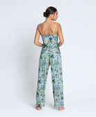 Pantalon en satin de viscose Reve en fleurs opale Lise Charmel ALJ0043 RO 4