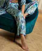 Pantalon en satin de viscose Reve en fleurs opale Lise Charmel ALJ0043 RO fashion 2