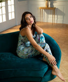 Pantalon en satin de viscose Reve en fleurs opale Lise Charmel ALJ0043 RO fashion 7