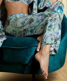 Pantalon en satin de viscose Reve en fleurs opale Lise Charmel ALJ0043 RO fashion 8