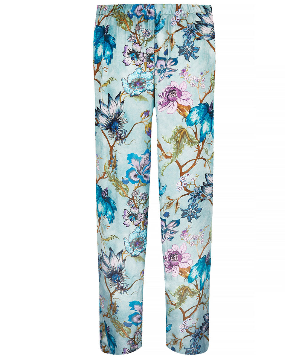 Pantalon en satin de viscose Reve en fleurs opale Lise Charmel ALJ0043 RO packshot 2