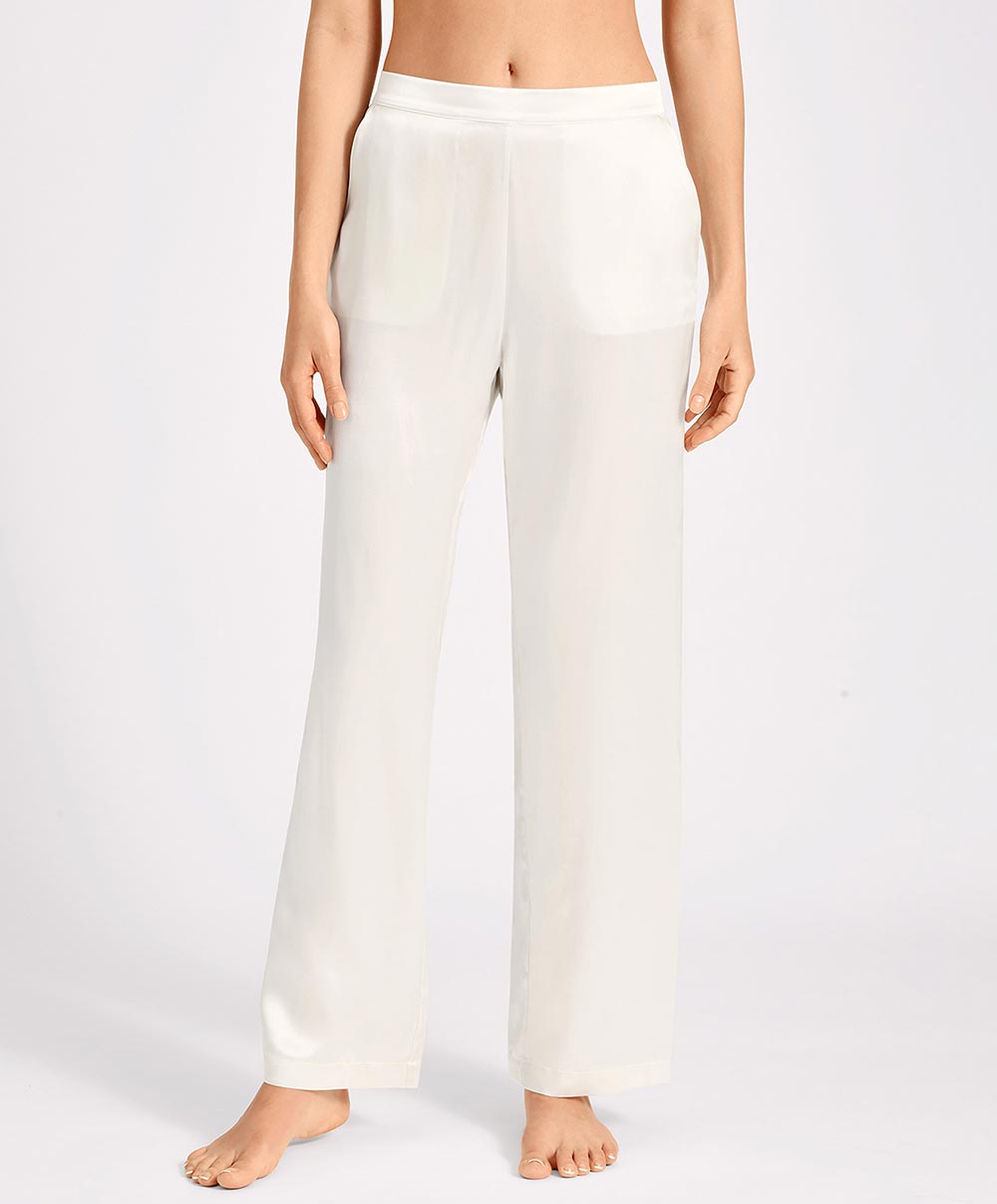 Pantalon en soie Toi Mon Amour (ex. Soie d'Amour) noir Aubade QS60-NACR