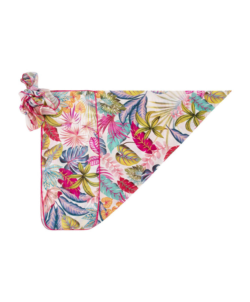 Paréo court d'été La Muse des Îles multicolore Antigel Bain ESB6166-IP