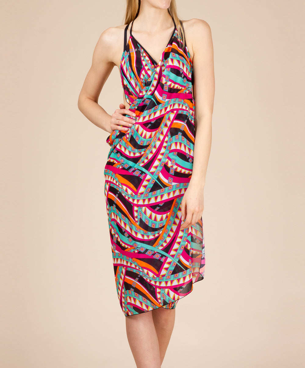 Paréo de plage La Psychédélia fantasmagorie Antigel Bain ESB6024-FA