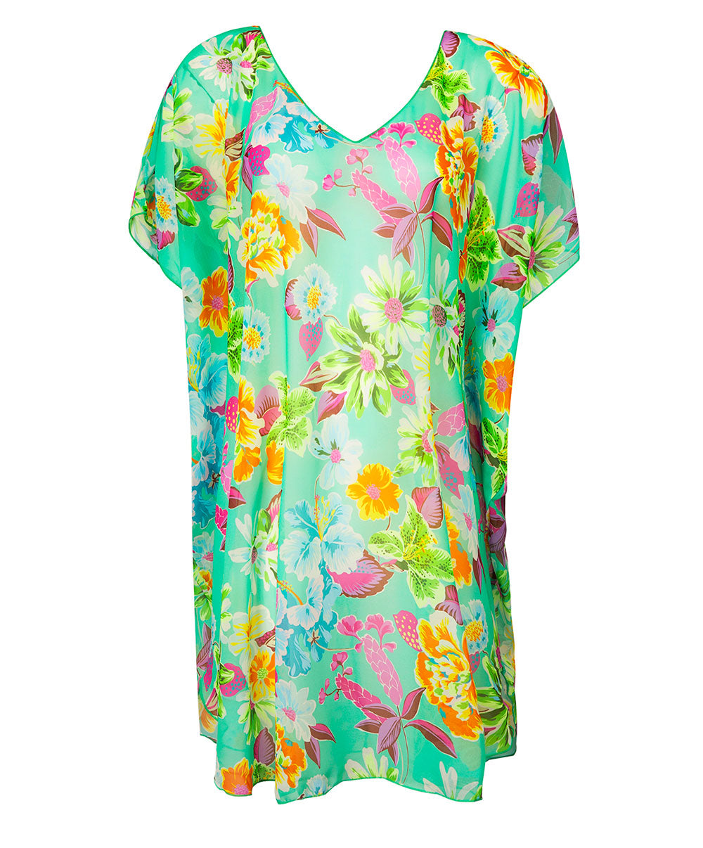 Poncho d'été La Feminissima vert émeraude Antigel Bain ESB6270-VE 100