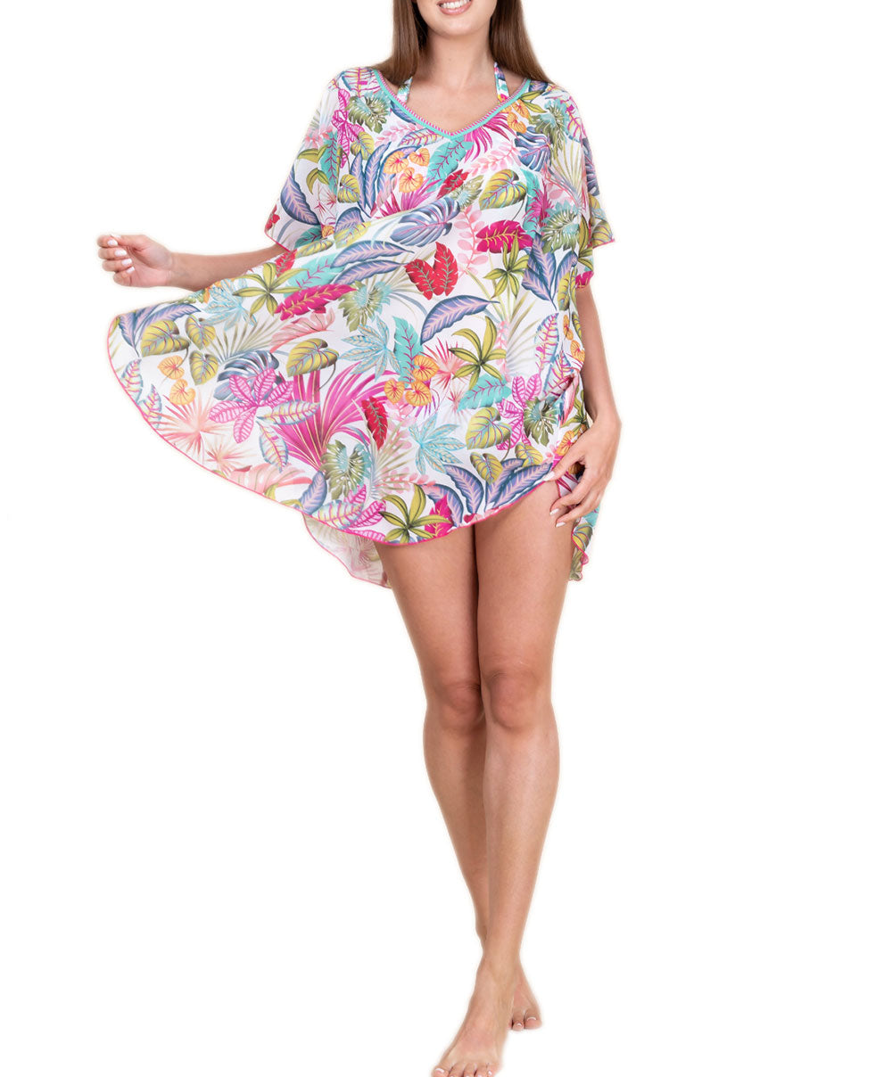 Poncho d'été La Muse des Îles multicolore Antigel Bain ESB6266-IP