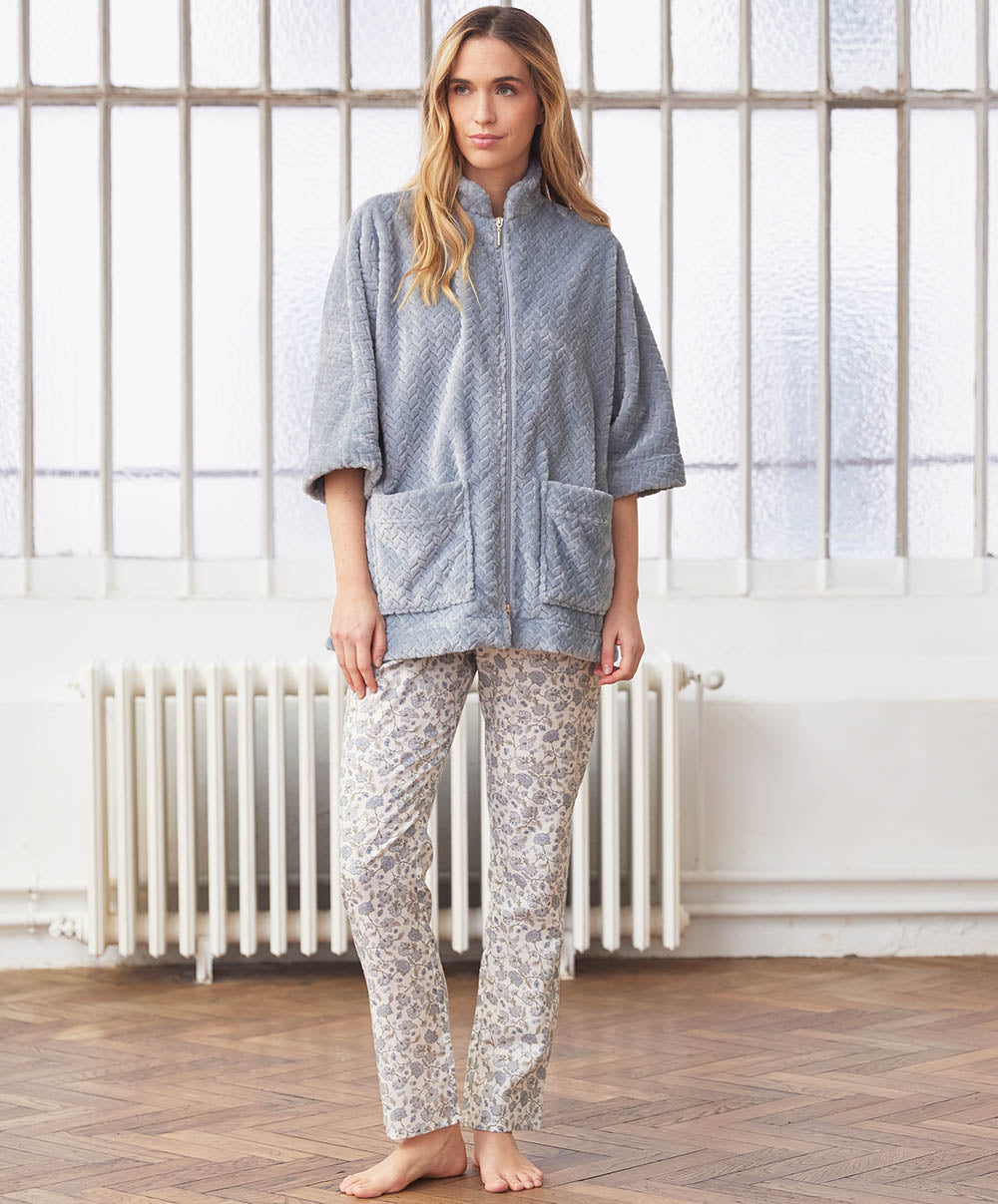 Poncho fourrure OSLO manches 3/4 Canat AH24-CA-OSLO-PON-052