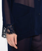Pyjama de soie Lise Charmel Soir de Venise bleu ALA3003-BV
