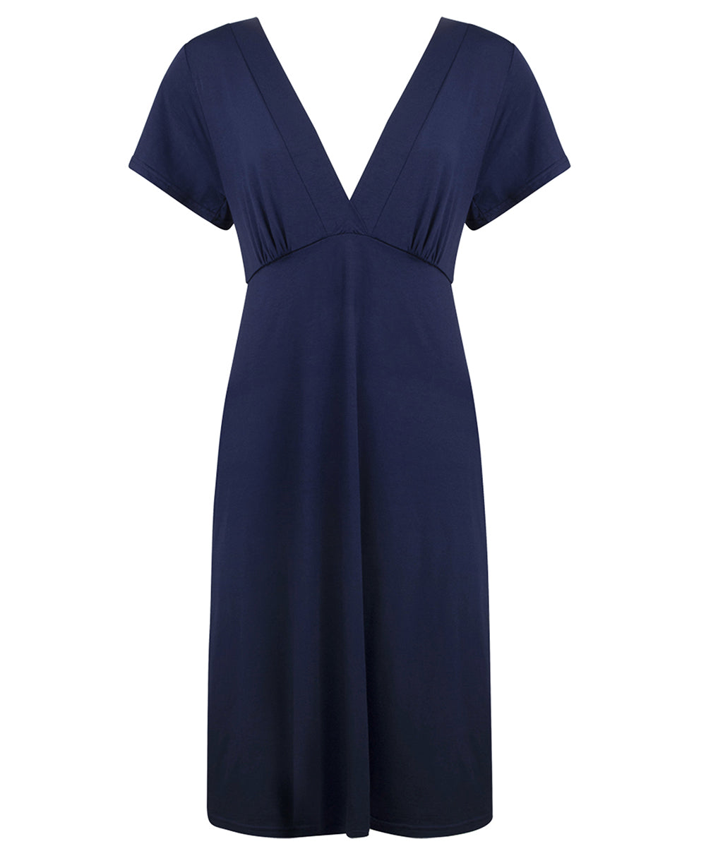 Robe d'été manche courte La Chiquissima marine Antigel Bain ESB1514-MM 1