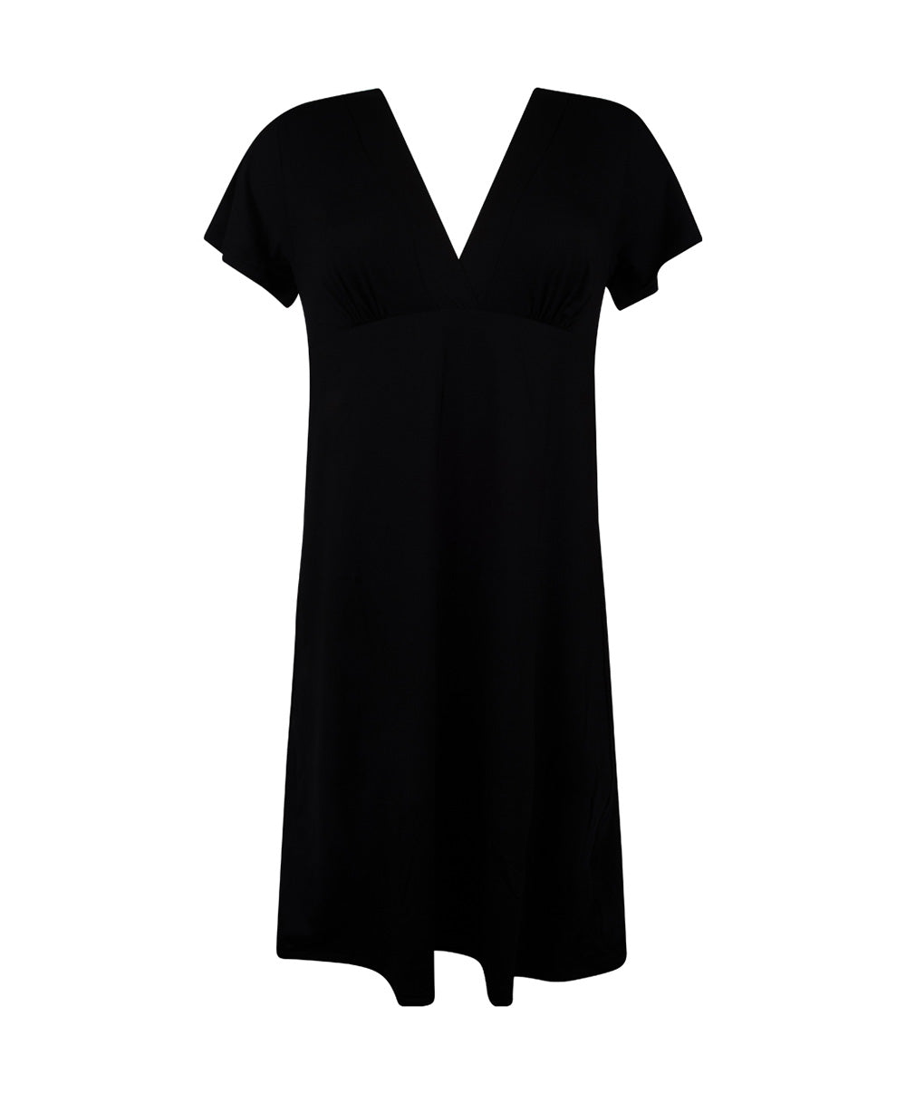 Robe d'été manche courte La Chiquissima noir Antigel Bain ESB1514-NO 3