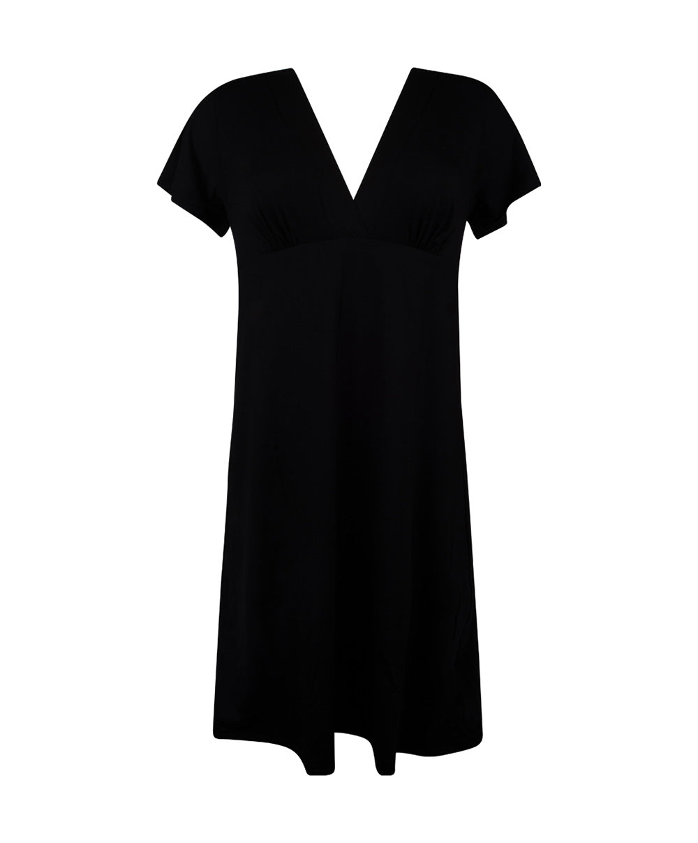 Robe d'été manche courte La Chiquissima noir Antigel Bain ESB1514-NO 3