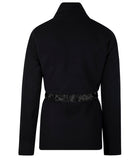 Robe de chambre polaire courte Antigel de Lise Charmel Simply Perfect noir polaire ENA6206-NP