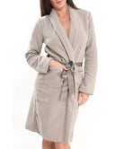 Robe de chambre polaire longue Antigel de Lise Charmel Simply Perfect beige polaire ENA8006-PB