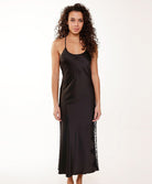 Robe de nuit longue dos nu noire Lingadore Lingadore nightwear 7507LD-02-NOIR