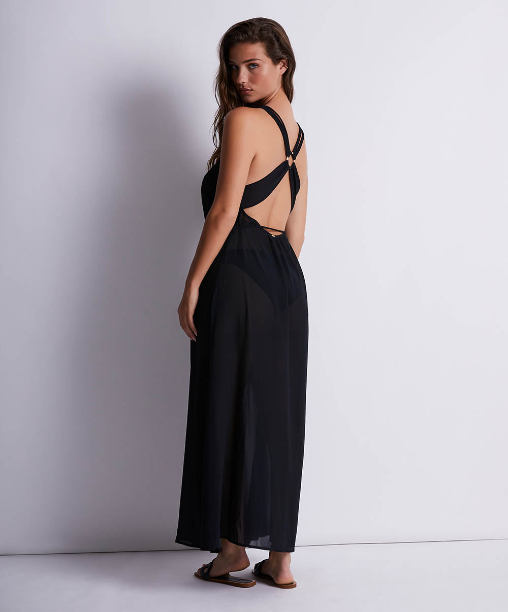Robe de plage Evening sand Noir Aubade Bain 2Z63-NOIR