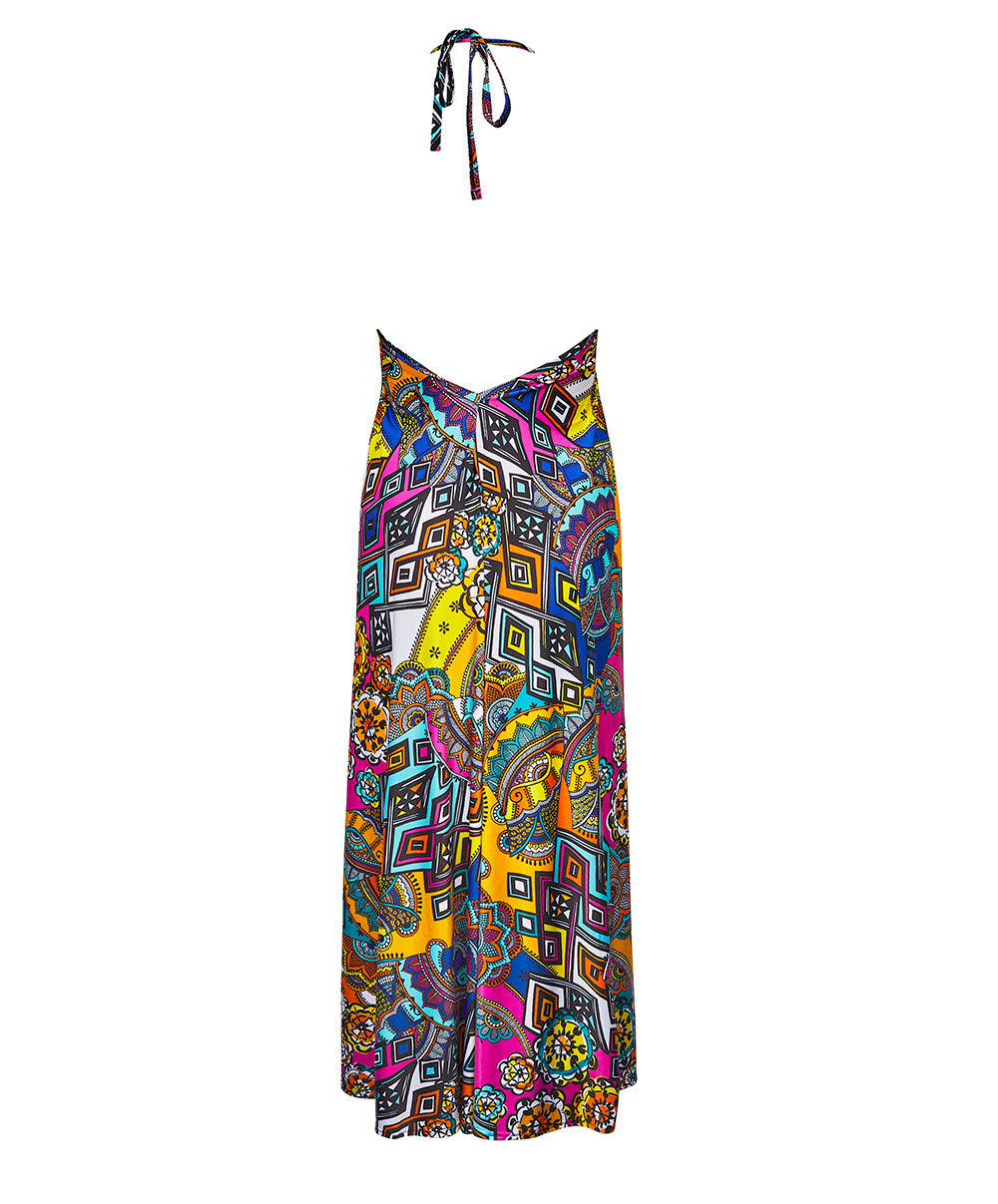 Robe de plage longue La Nomade multicolore Antigel Bain ESB1157-EN