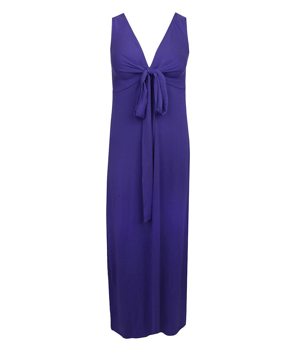 Robe de plage longue La Chiquissima purple Antigel Bain ESB1114-MP