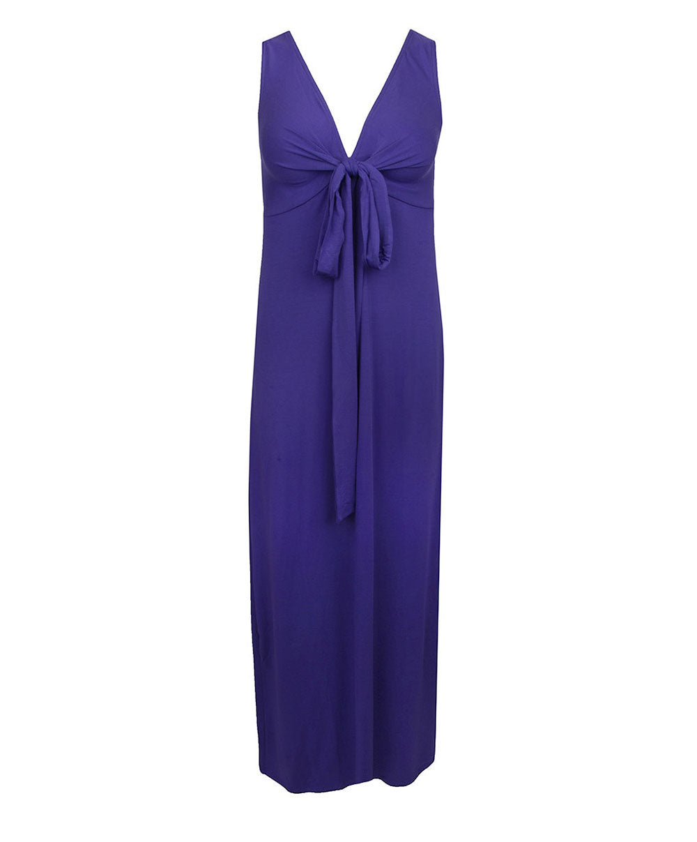 Robe de plage longue La Chiquissima purple Antigel Bain ESB1114-MP