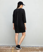 Robe nuisette en modal Antigel de Lise Charmel Tressage Graphic noir FLC7137-TN