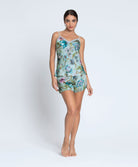 Short en satin de viscose Reve en fleurs opale Lise Charmel ALJ0143 RO 3