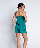 Short en soie Lise Charmel Sublime en Dentelle vert princesse ALH0113-VP