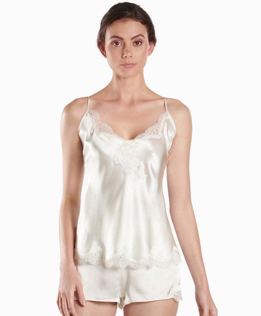 Short en soie Toi Mon Amour (ex. Soie d'Amour) nacre Aubade QS61-MS61-NACR