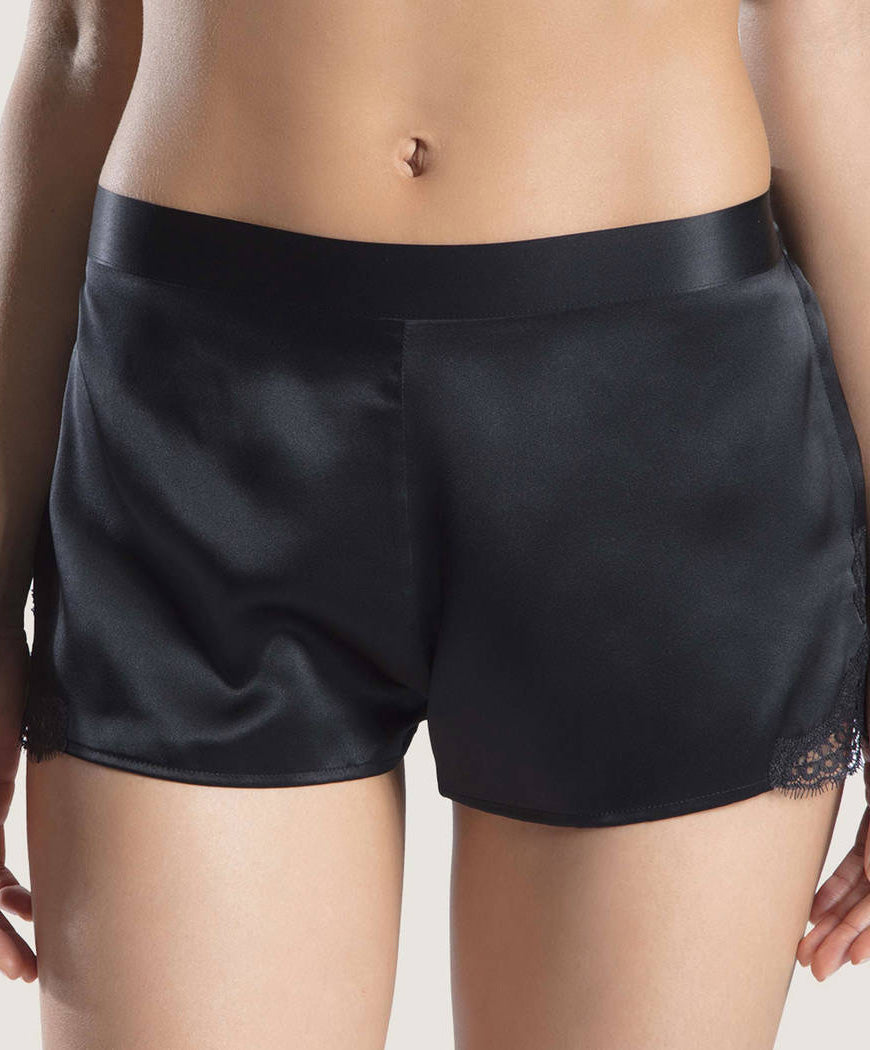 Short en soie Toi mon Amour (ex. Soie d'Amour) noir Aubade QS61-MS61-NOIR
