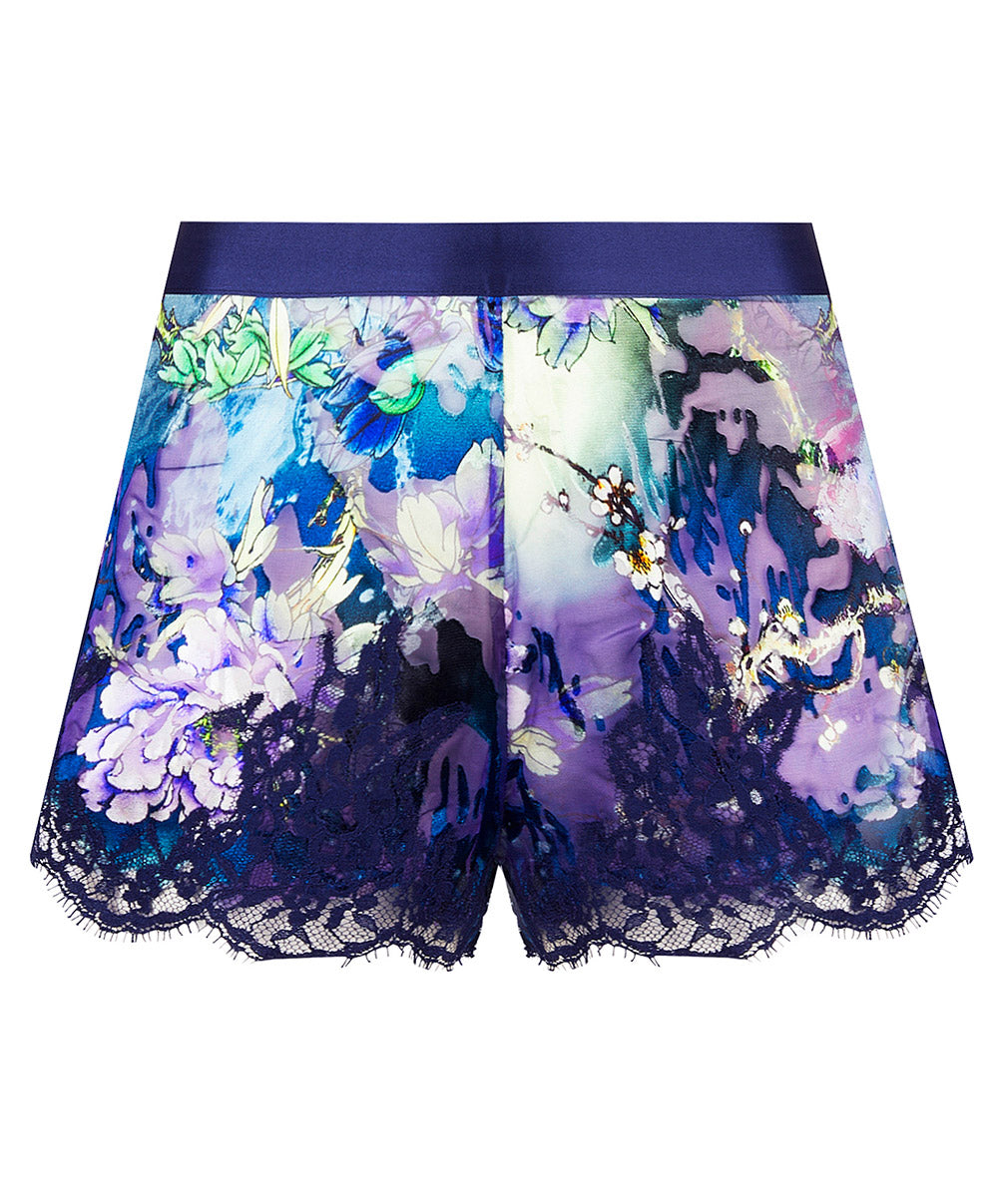 Short en soie et viscose Lise Charmel Déesse Désirs mauve ALH0177-MD