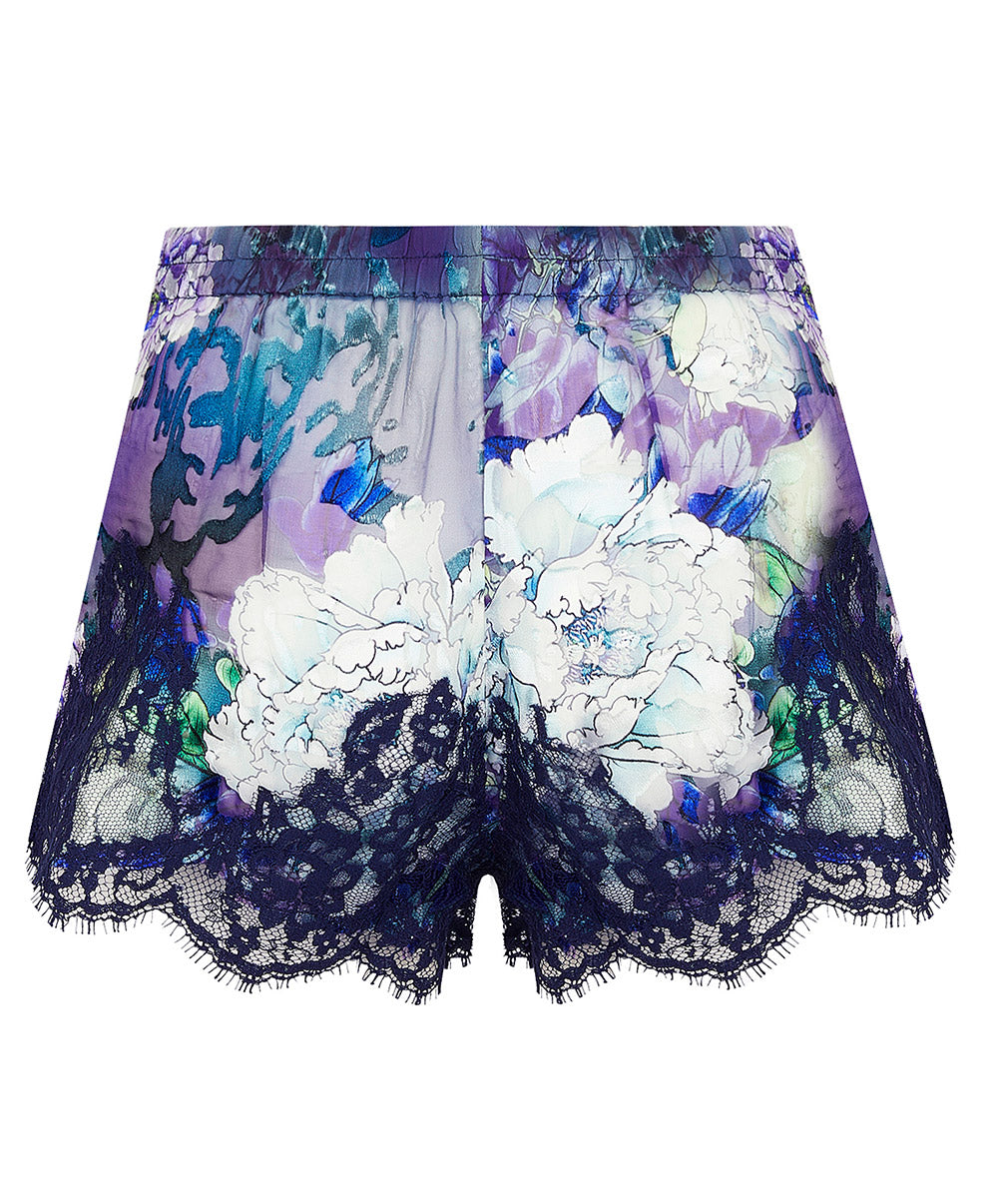 Short en soie et viscose Lise Charmel Déesse Désirs mauve ALH0177-MD