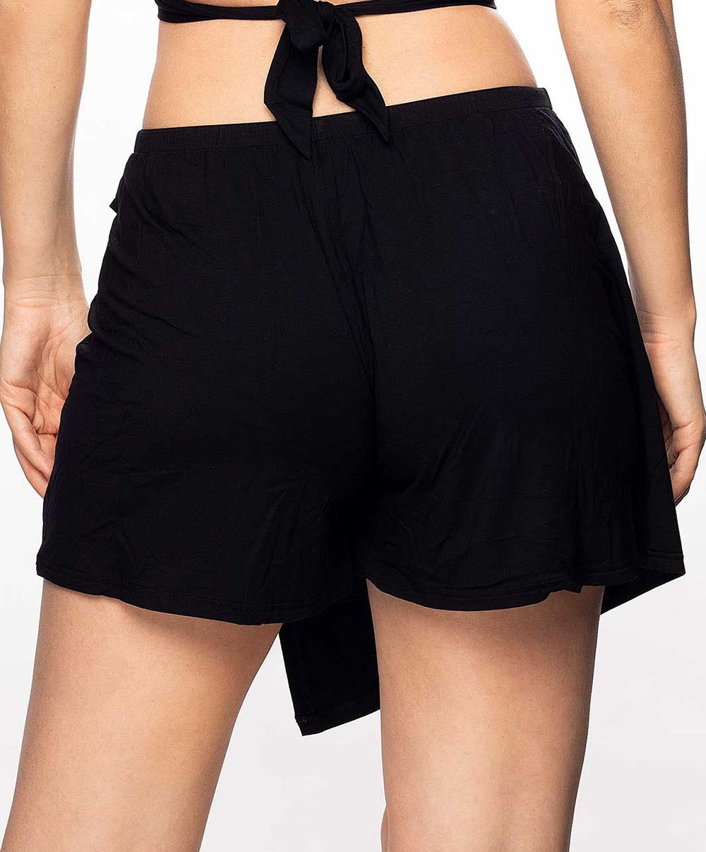 Short jupe de plage La Chiquissima noir Antigel Bain ESB0614-NO 4