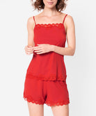 Short mi-long Antigel de Lise Charmel Simply Perfect rouge capucine ENA0306-RC