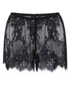 Short sexy en dentelle noir Lingadore Lingadore loungewear 7507FK-02-NOIR