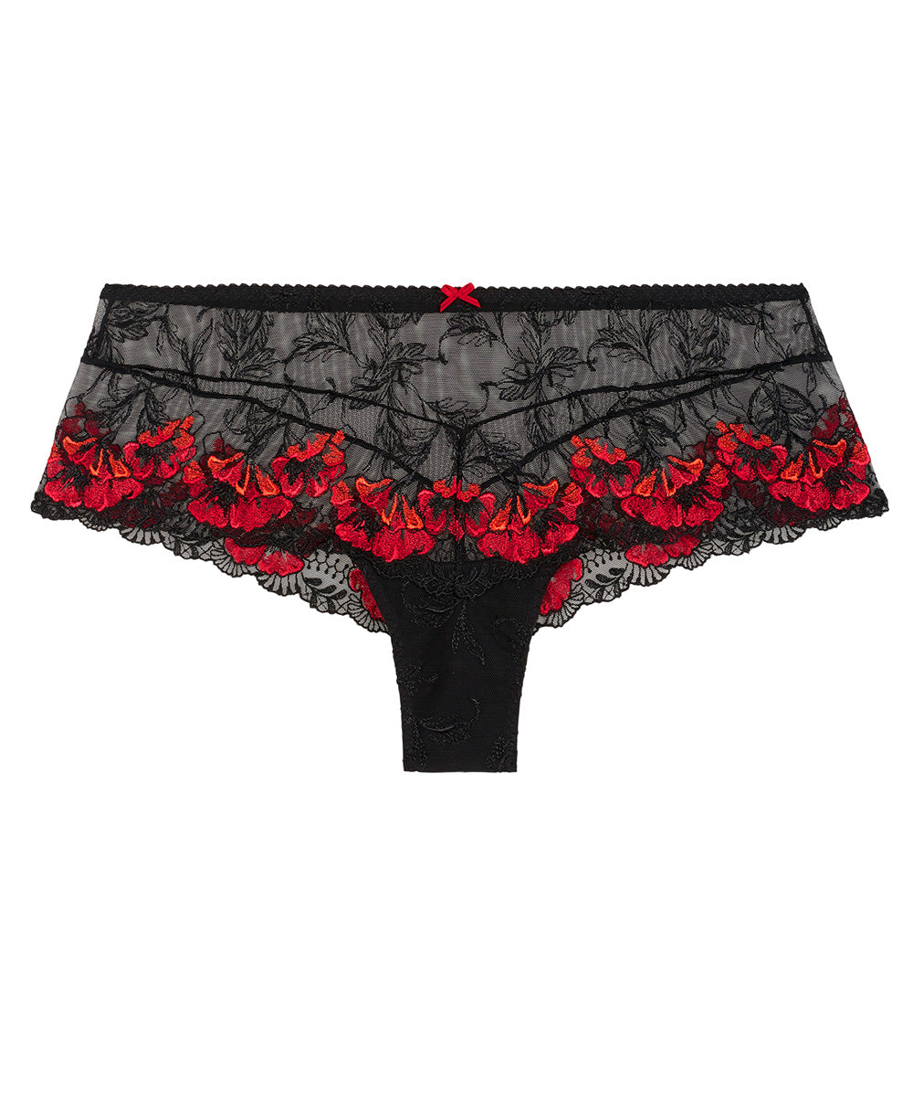 Shorty À Fleur de Toi rouge prodigieux Aubade IB70-RPRO