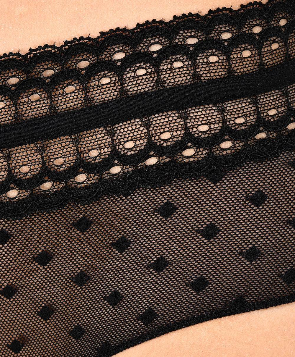 Shorty Antigel de Lise Charmel Intermède Sexy noir ECG0482-NO