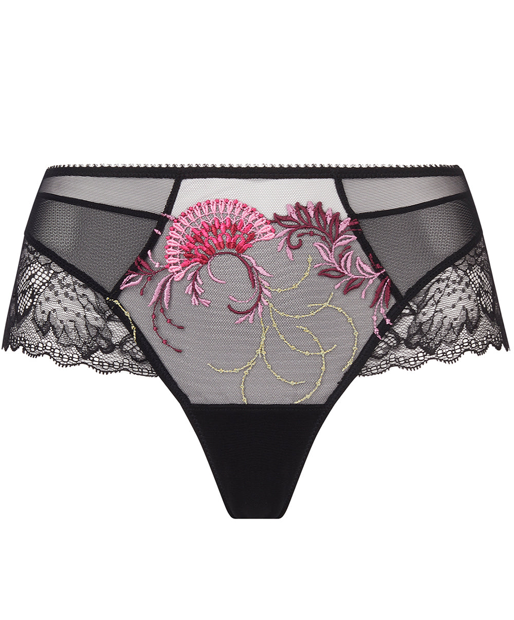 Shorty Lise Charmel Floraison Passion safran rose ACH0486-SR