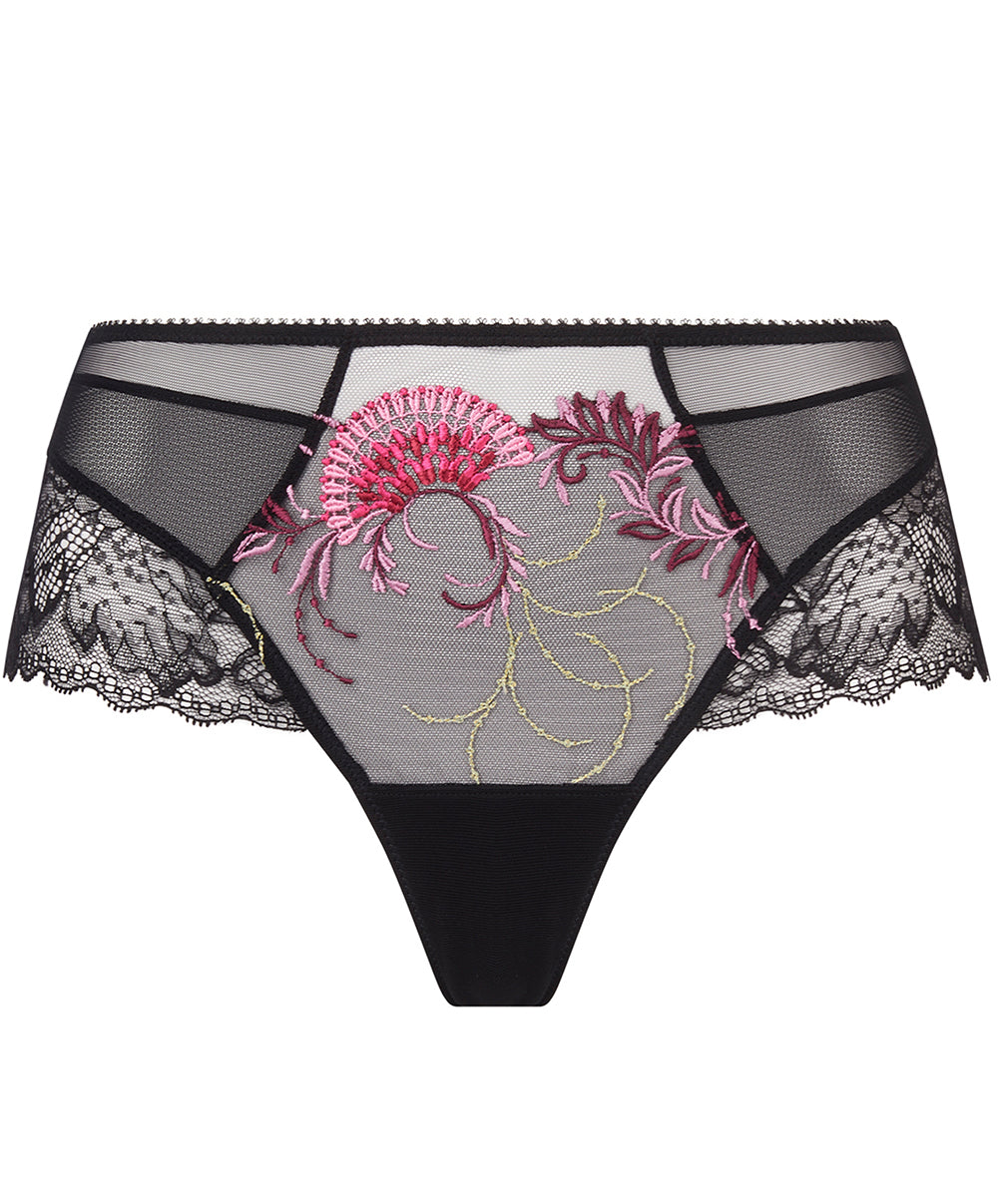 Shorty Lise Charmel Floraison Passion safran rose ACH0486-SR