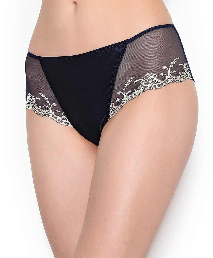 Shorty Lise Charmel Splendeur Soie marine ACC0480-SM 2