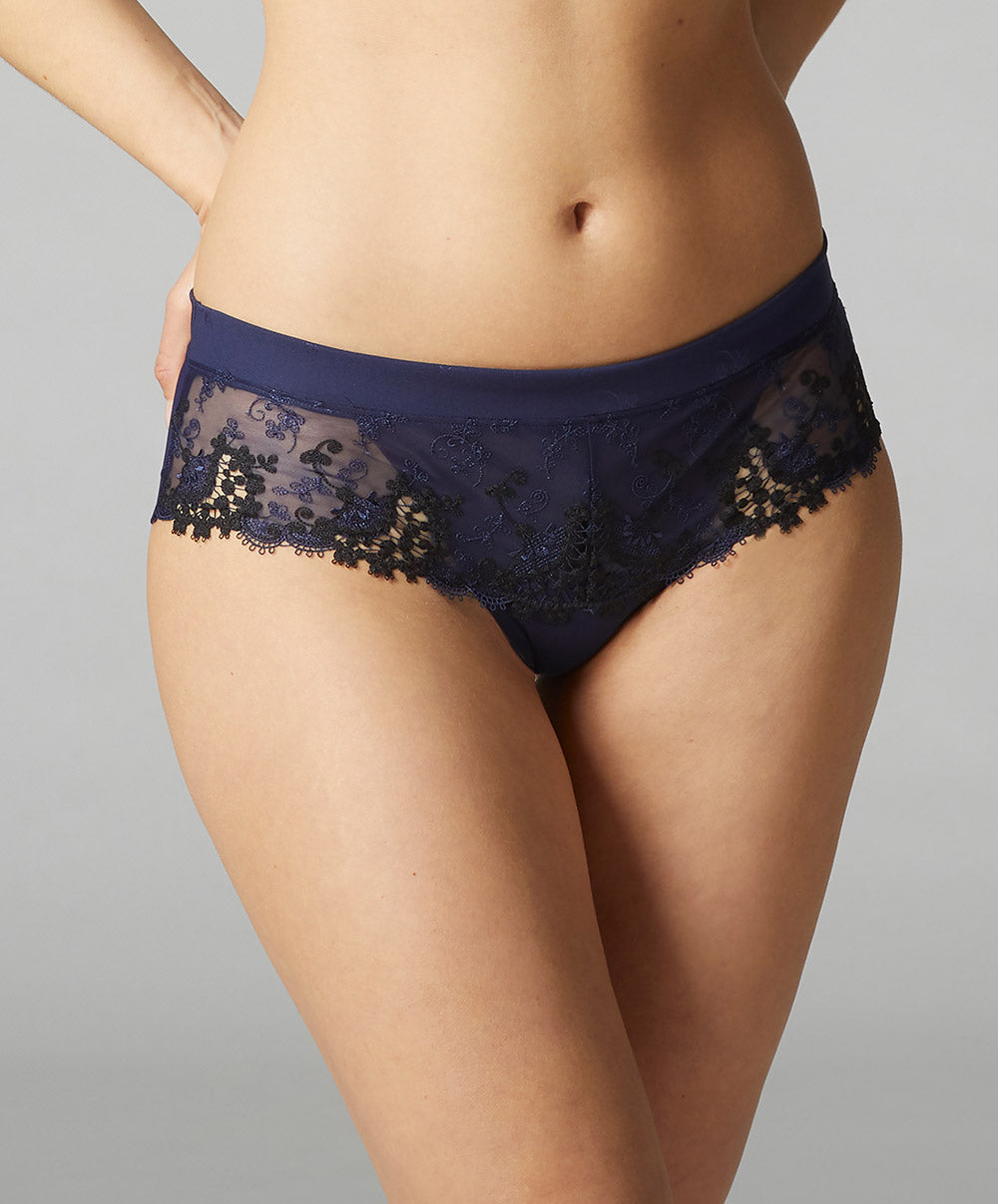 Shorty Simone Pérèle Wish bleu nuit 12B630-541