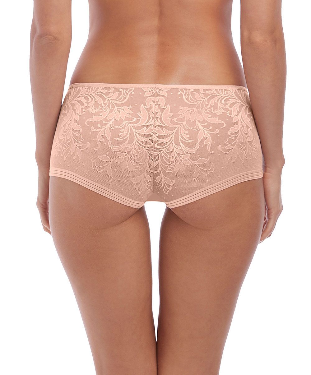 Shorty dentelle Wacoal Net Effects rosedust WA845340-253