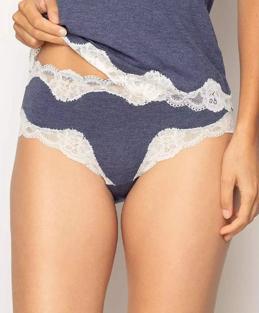 Shorty bien-être Antigel de Lise Charmel Simply Perfect bleu chiné ENA0506-BN