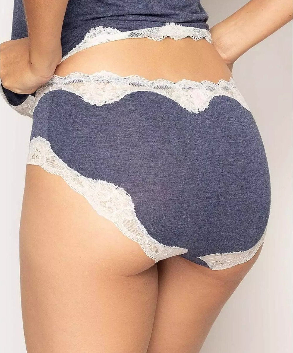 Shorty bien-être Antigel de Lise Charmel Simply Perfect bleu chiné ENA0506-BN