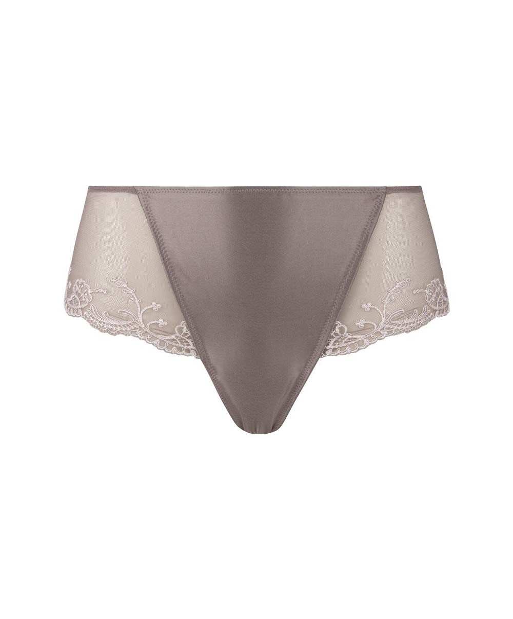 Shorty en soie Lise Charmel Splendeur soie vison ACC0480-SV packshot face