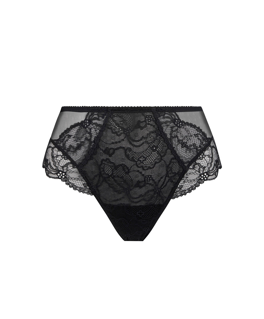 Shorty grande taille Lise Charmel Féérie Couture noir BCH0474-NO