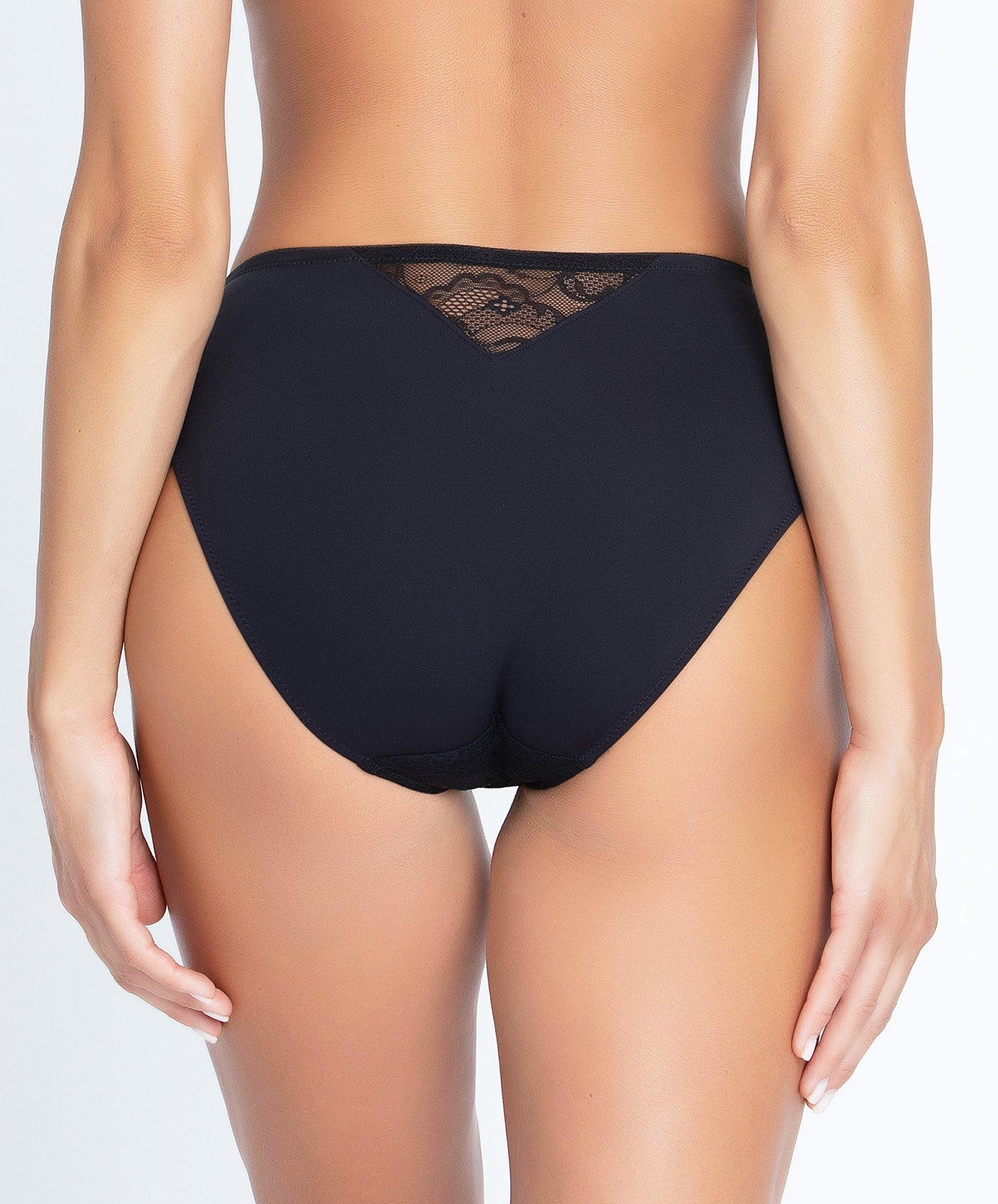 Shorty grande taille Lise Charmel Féérie Couture noir BCH0474-NO