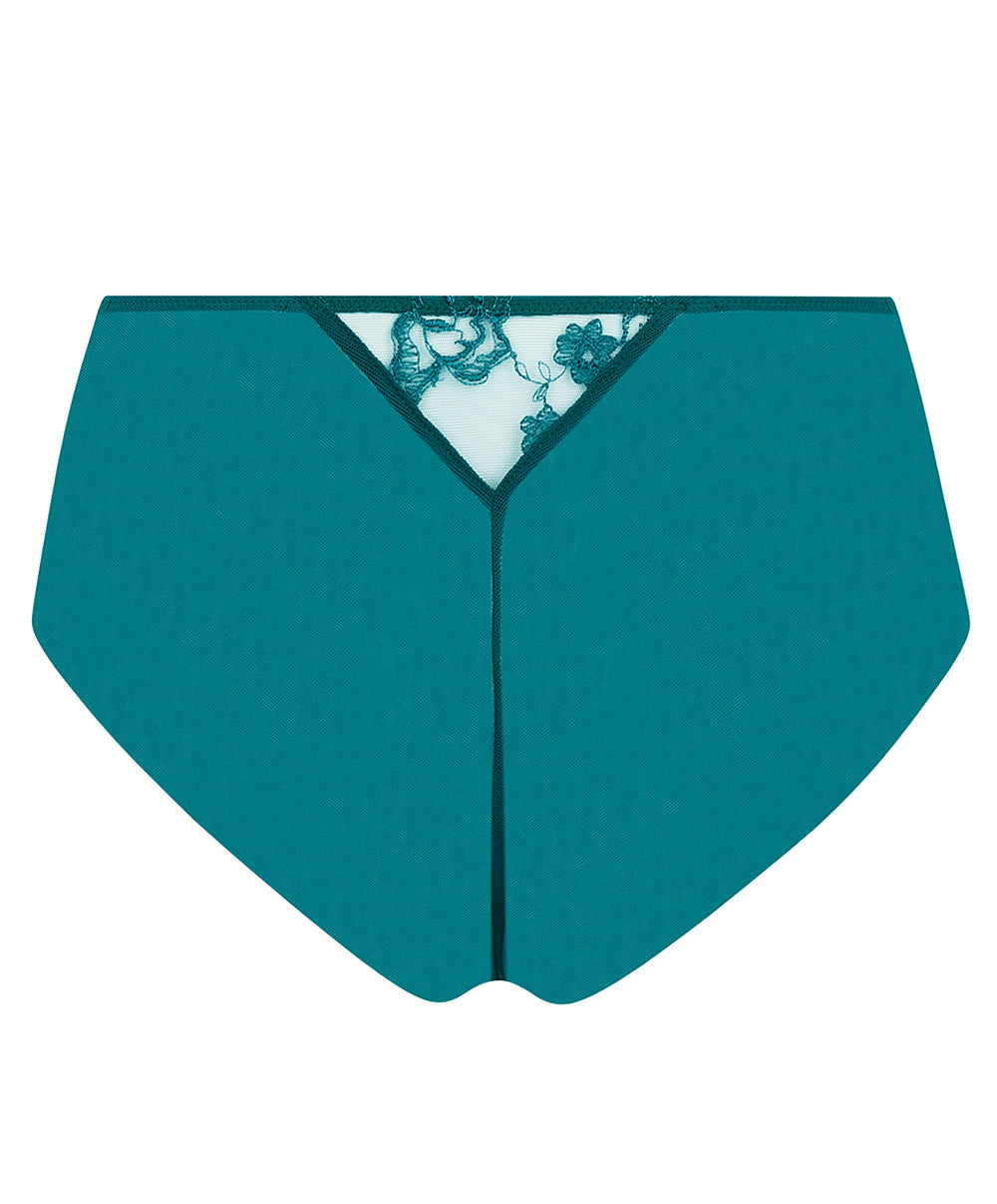 Shorty grande taille Lise Charmel Sublime en Dentelle vert princesse BCH0413-VP