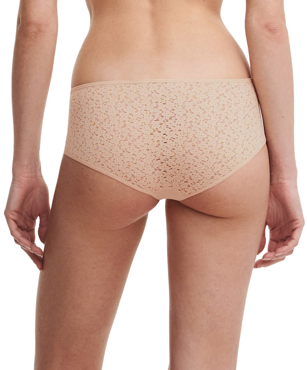 Shorty hipster Chantelle Norah beige doré C13F40-01N