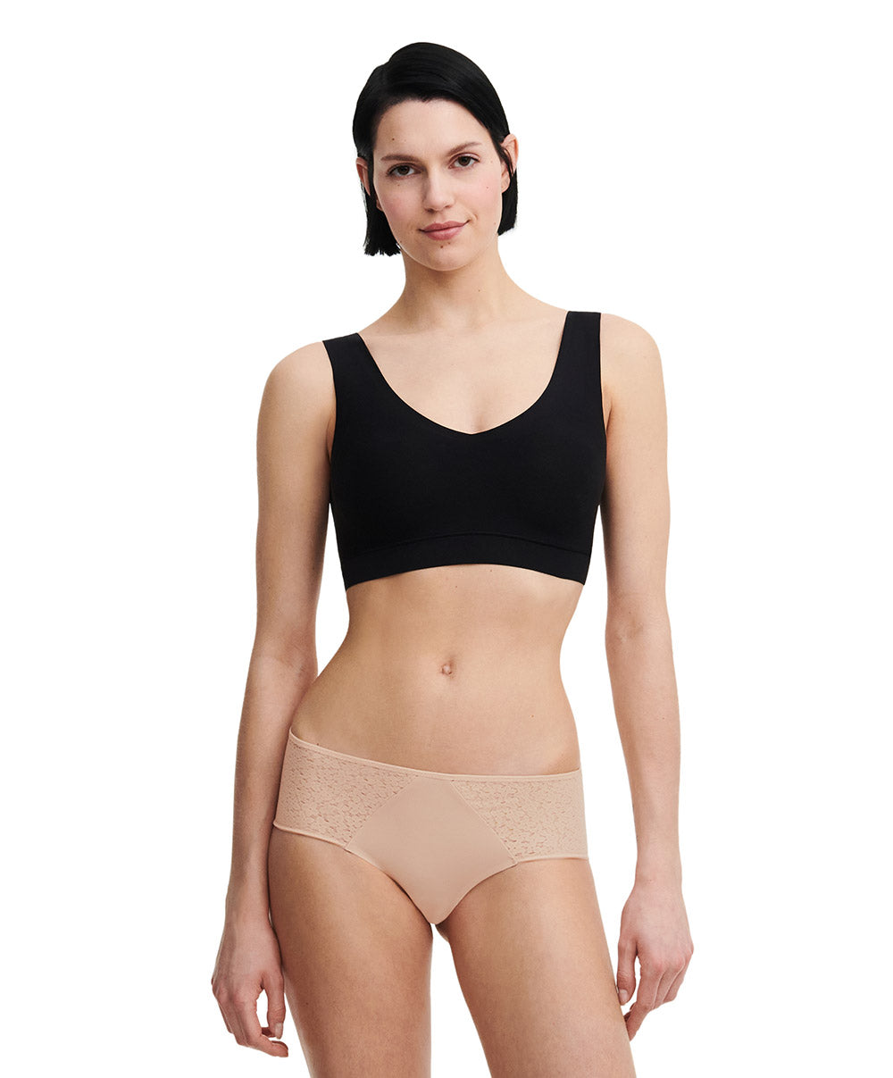 Shorty hipster Chantelle Norah beige doré C13F40-01N